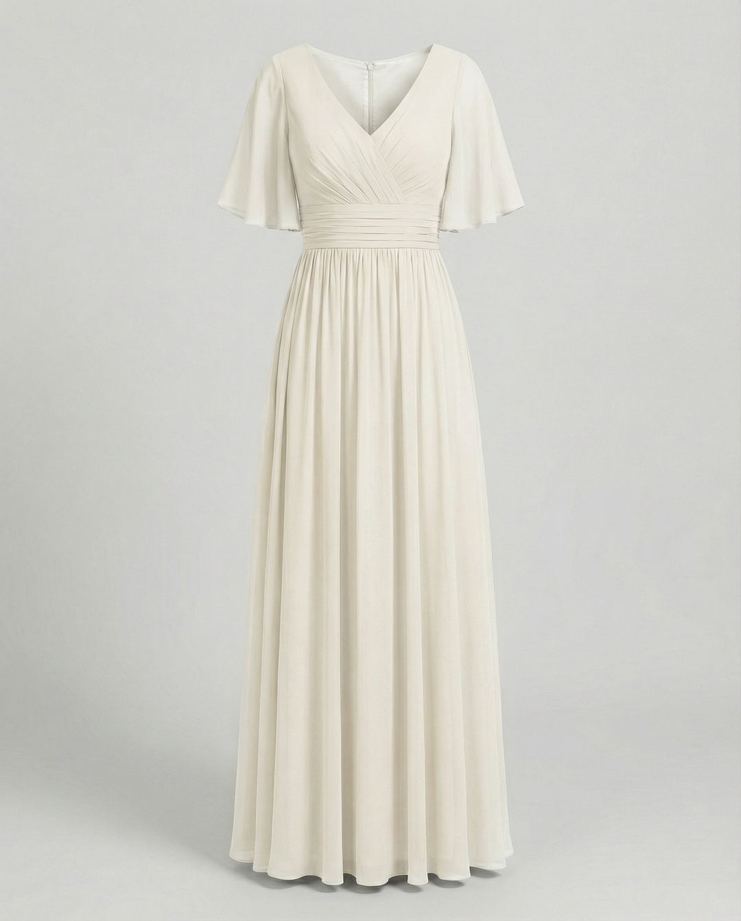 Mune Fashion | Dress Flowing V-Neck Chiffon Dress for Women