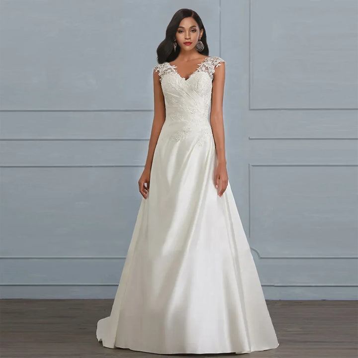 Bride dress made of lace