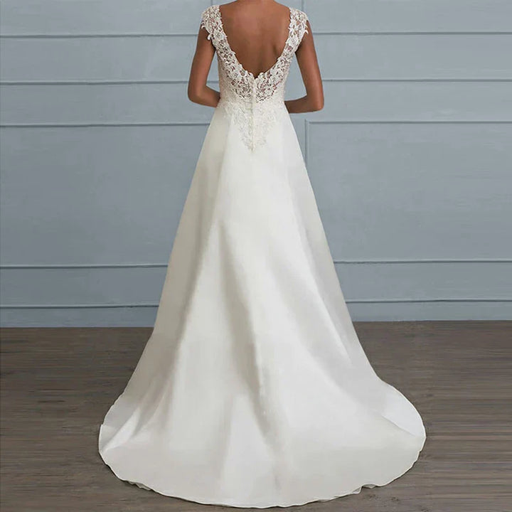 Bride dress made of lace