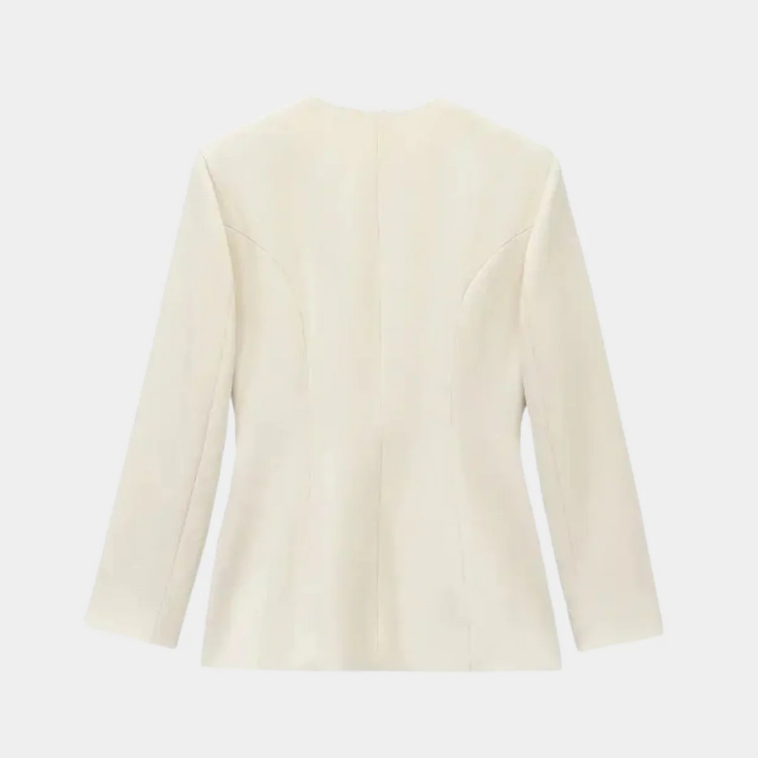 Mune | Women's Belted Wrap Blazer Jacket with Tailored Fit