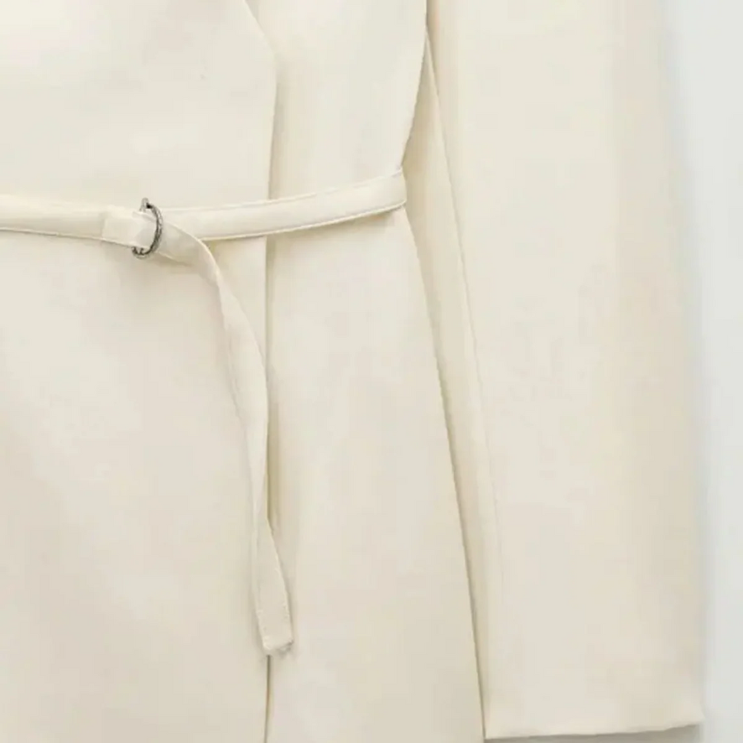 Mune | Women's Belted Wrap Blazer Jacket with Tailored Fit