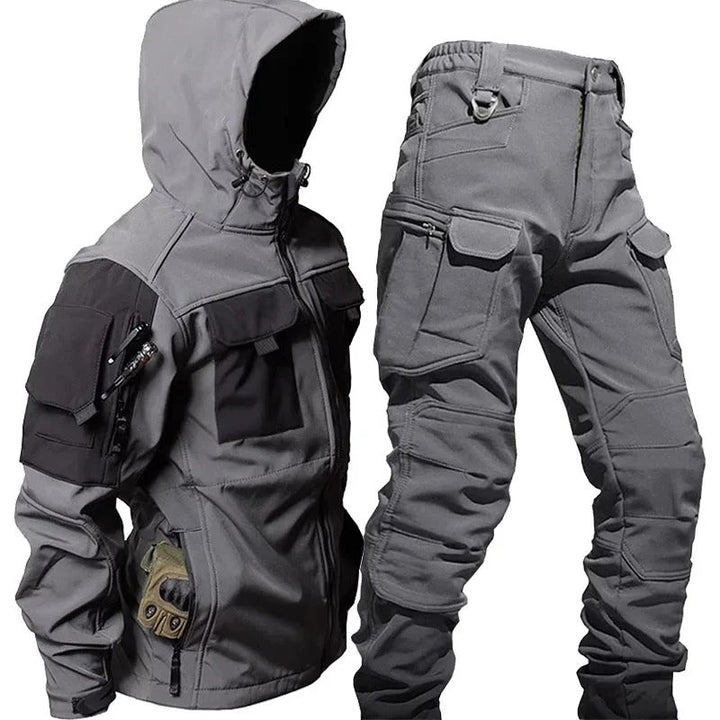 Mune | Outdoor Men's Cargo Set waterproof and windproof with hood for hiking and daily use