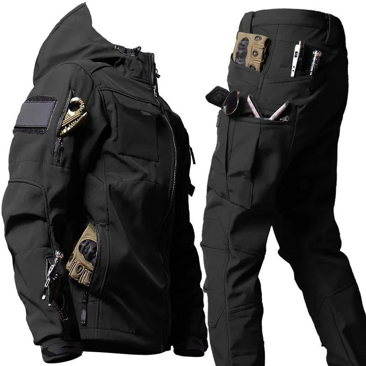 Mune | Outdoor Men's Cargo Set waterproof and windproof with hood for hiking and daily use