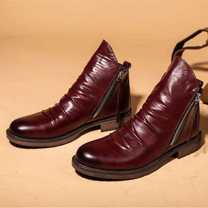 Mune | Casual Autumn Stylish Boots with Zipper for Men