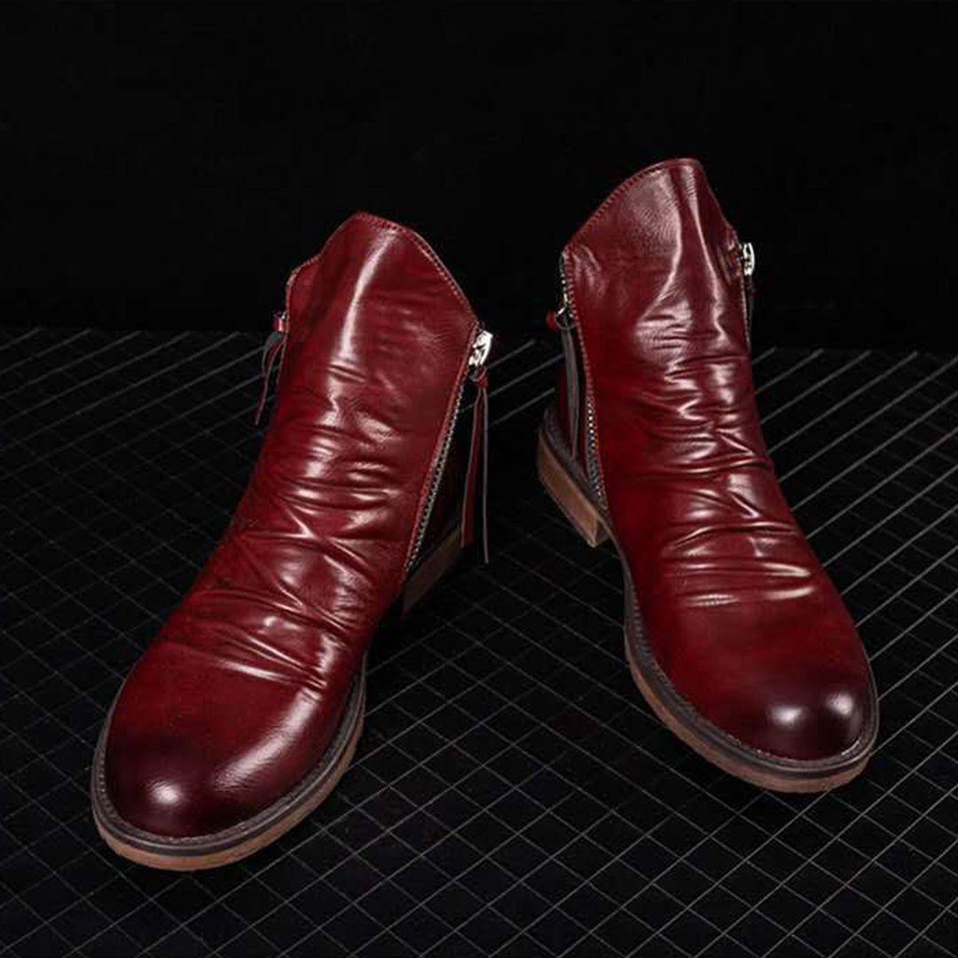 Mune | Casual Autumn Stylish Boots with Zipper for Men