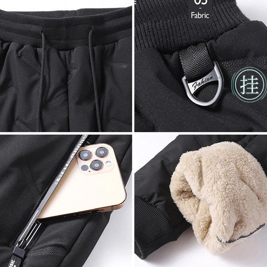 Mune | Men's Double Layer Pants - Fleece Lined & Stylish Design