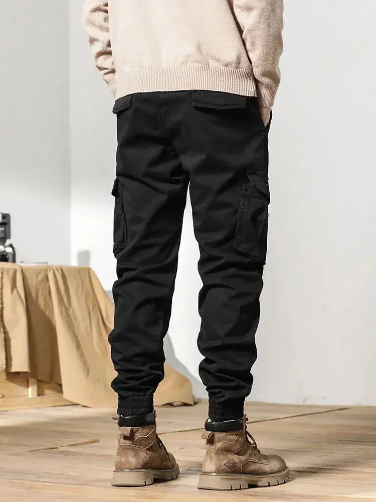 Mune | Winter Cargo Pants for Men with Fleece Lining - Slim Fit & Elastic Waistband