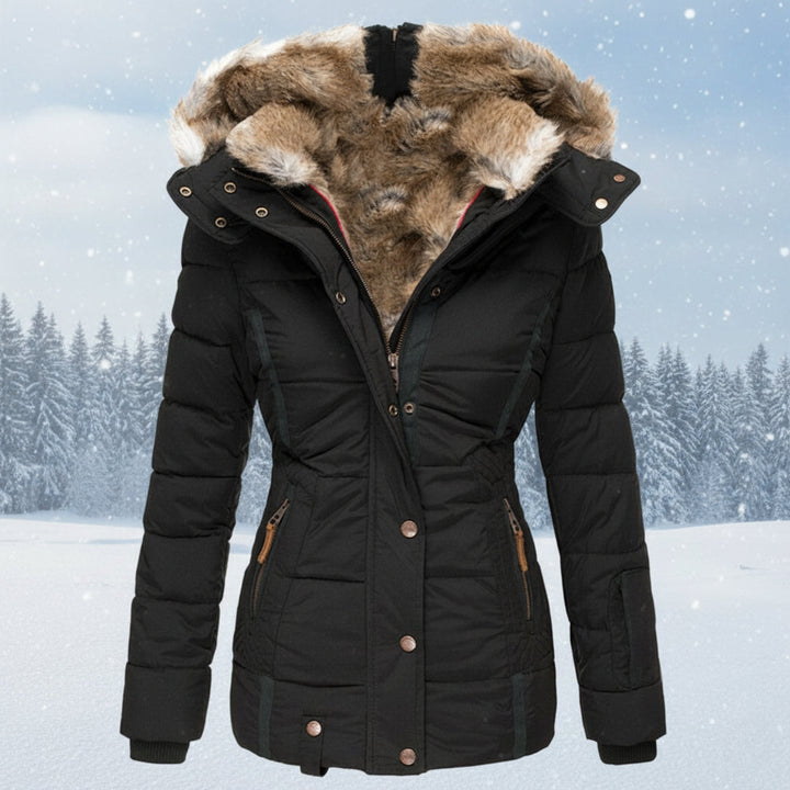 Mune | Parka Women - Quilted Puffer Jacket with Faux Fur Hood