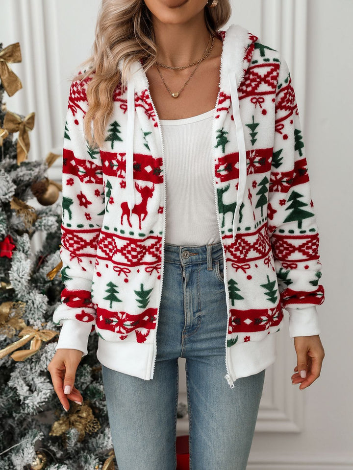 Mune | Christmas Hoodie Women Knitted Reindeer Sweater