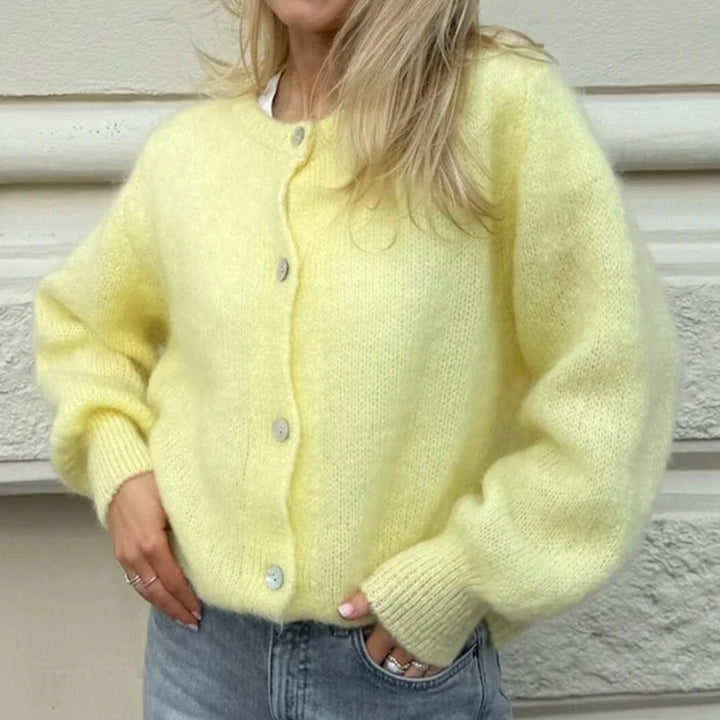 Mune | Y2K Button Closure Knit Casual Soft Cardigan Jacket
