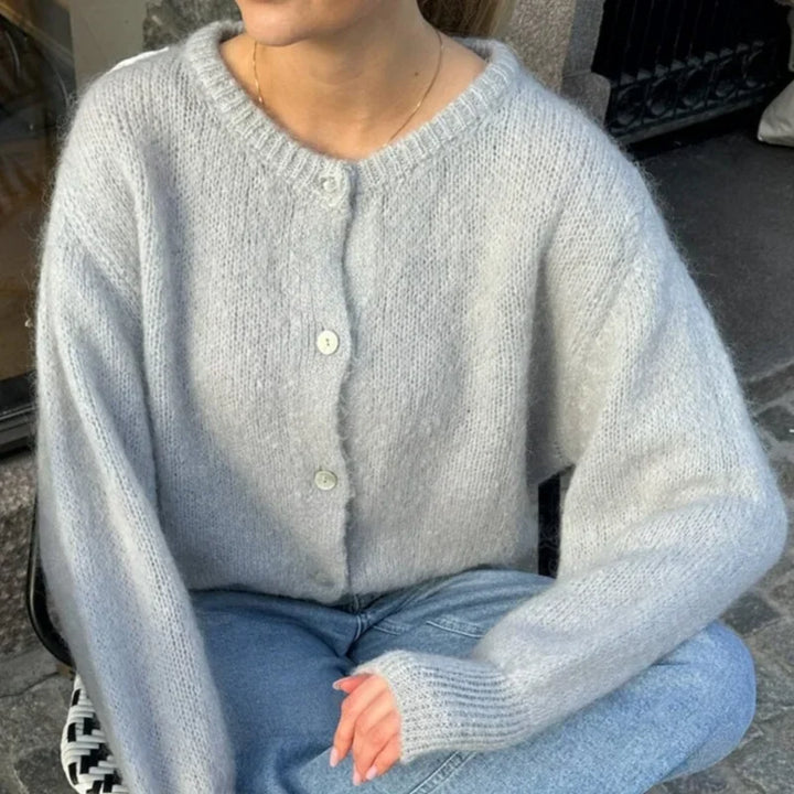 Mune | Y2K Button Closure Knit Casual Soft Cardigan Jacket