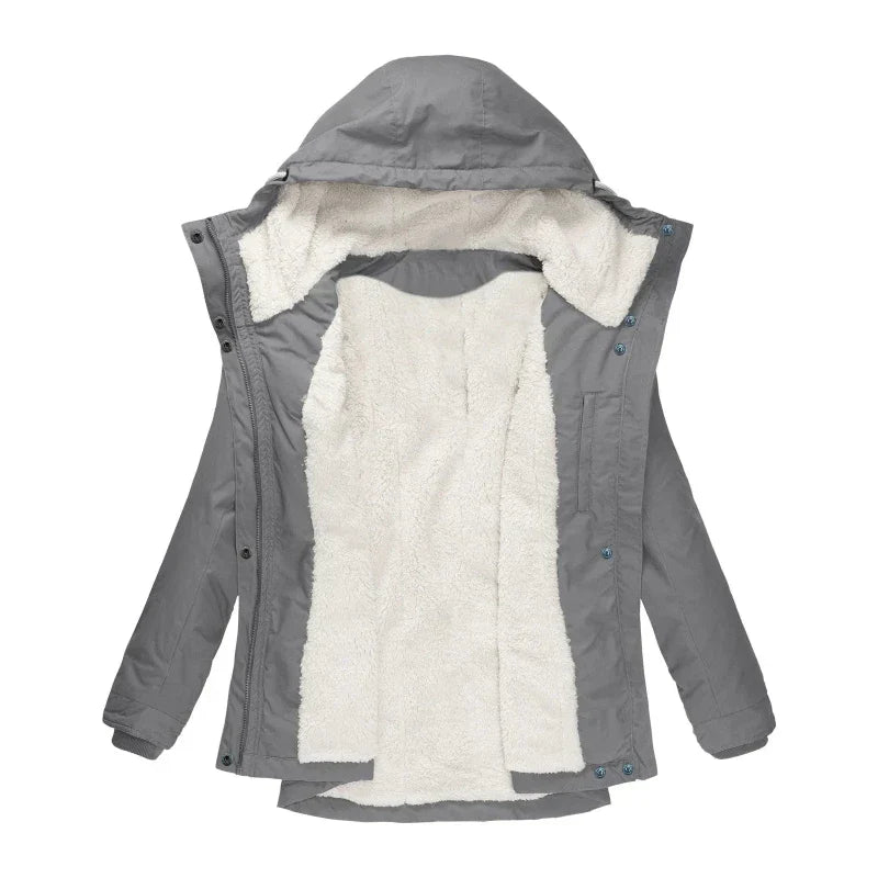 Mune | Winter Jacket with Hood for Women Quilted Winter Jacket