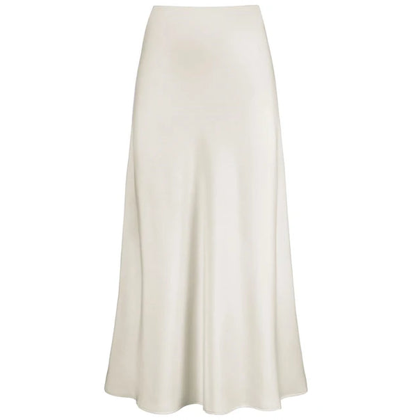 Mune Fashion | Fashion Longer Shiny Satin Skirt