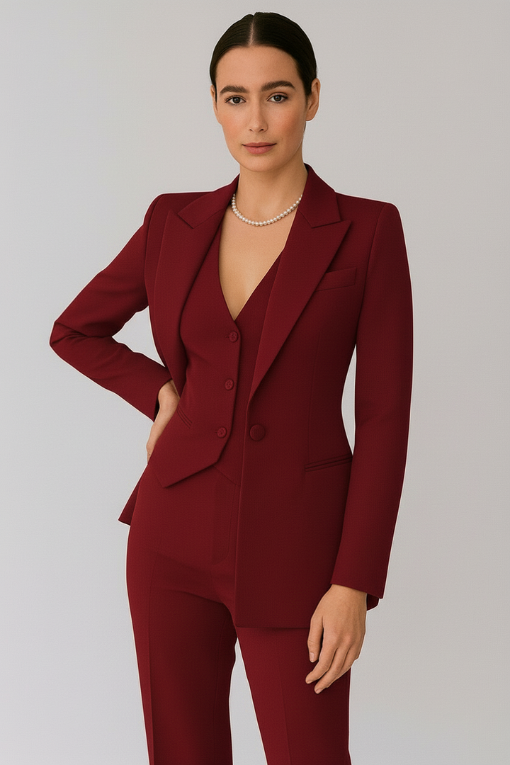 Women’s Three Piece Tailored Suit Set