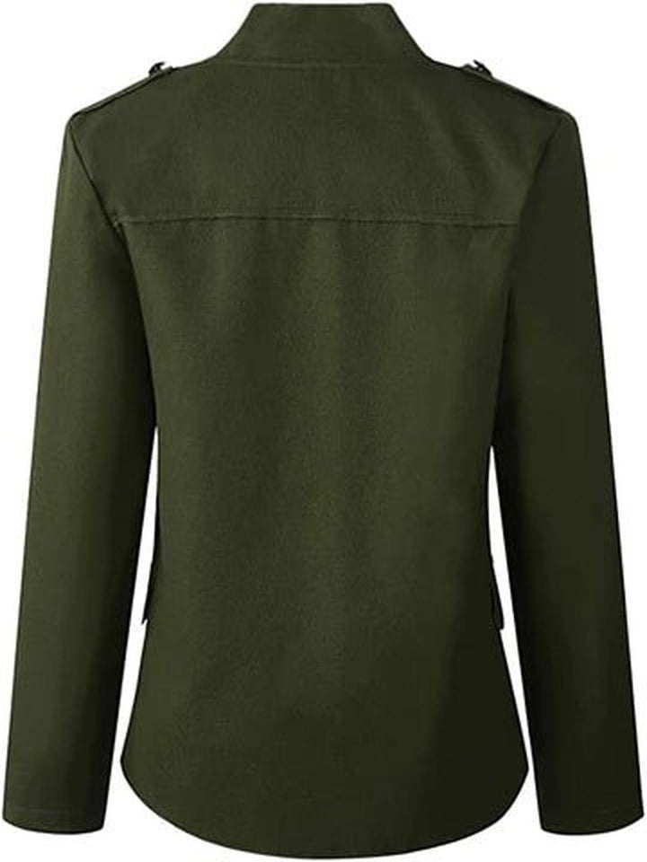 Mune | Women's blazer with stand-up collar and button closure