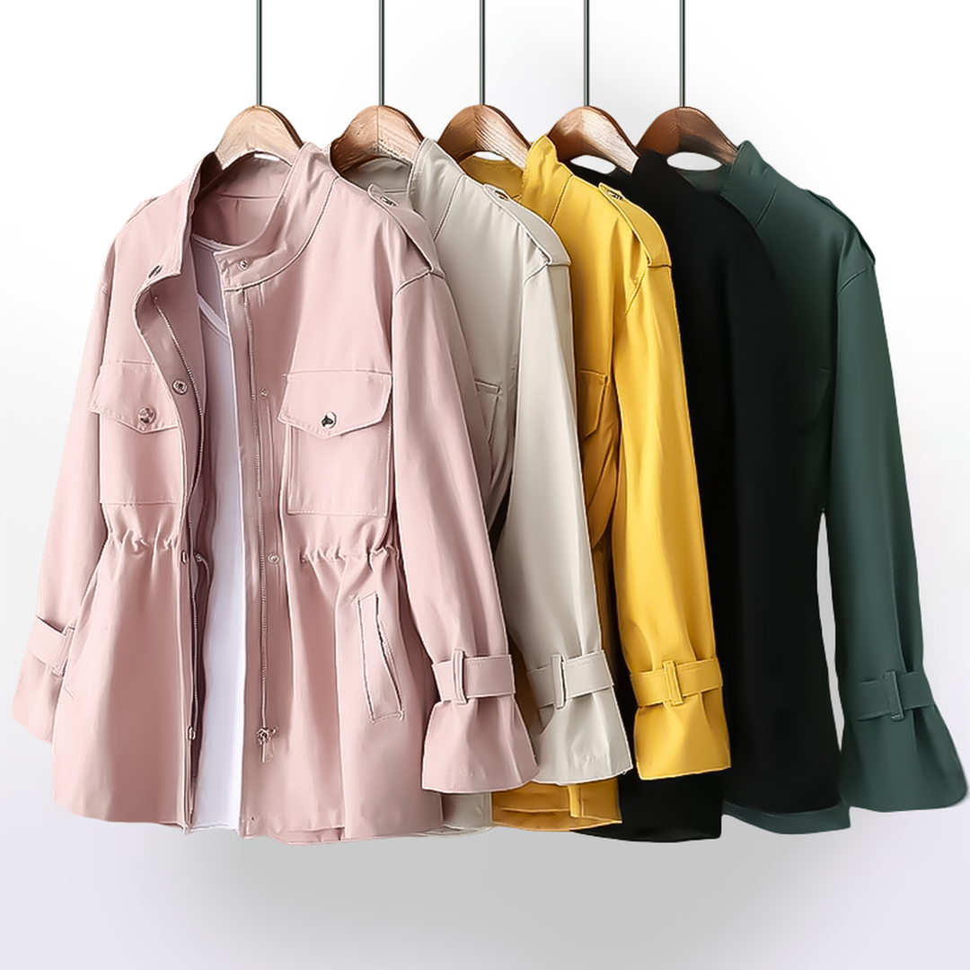 Mune | Women's Cargo Trench Coat For Fall Stylish and Functional