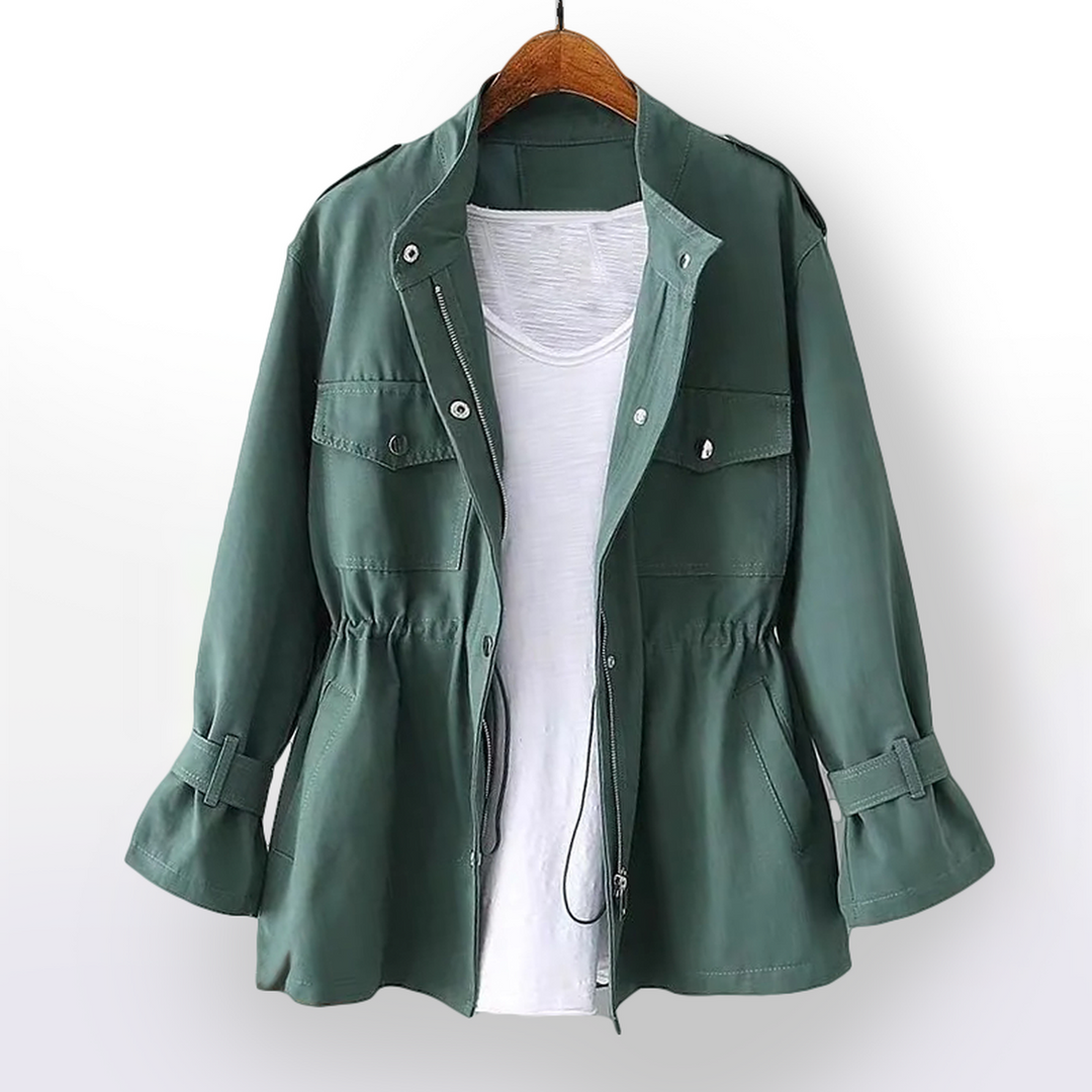 Mune | Women's Cargo Trench Coat For Fall Stylish and Functional