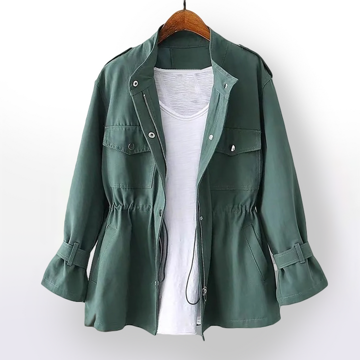 Mune | Women's Cargo Trench Coat For Fall Stylish and Functional