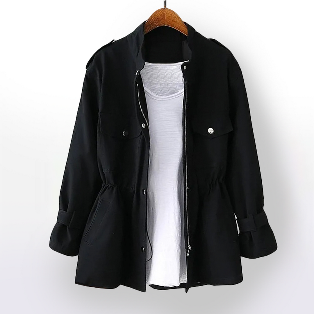 Mune | Women's Cargo Trench Coat For Fall Stylish and Functional