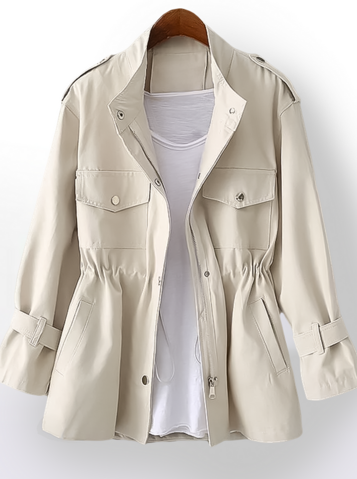 Mune | Women's Cargo Trench Coat For Fall Stylish and Functional
