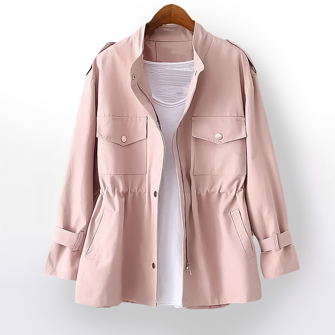 Mune | Women's Cargo Trench Coat For Fall Stylish and Functional