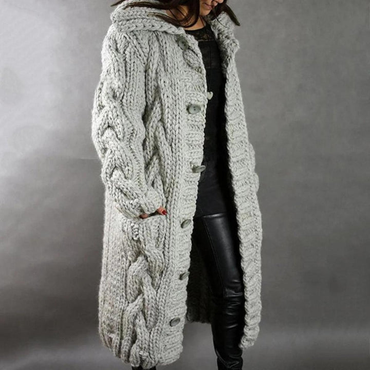 Mune | Women Cozy Knit Coat with Long Sleeves