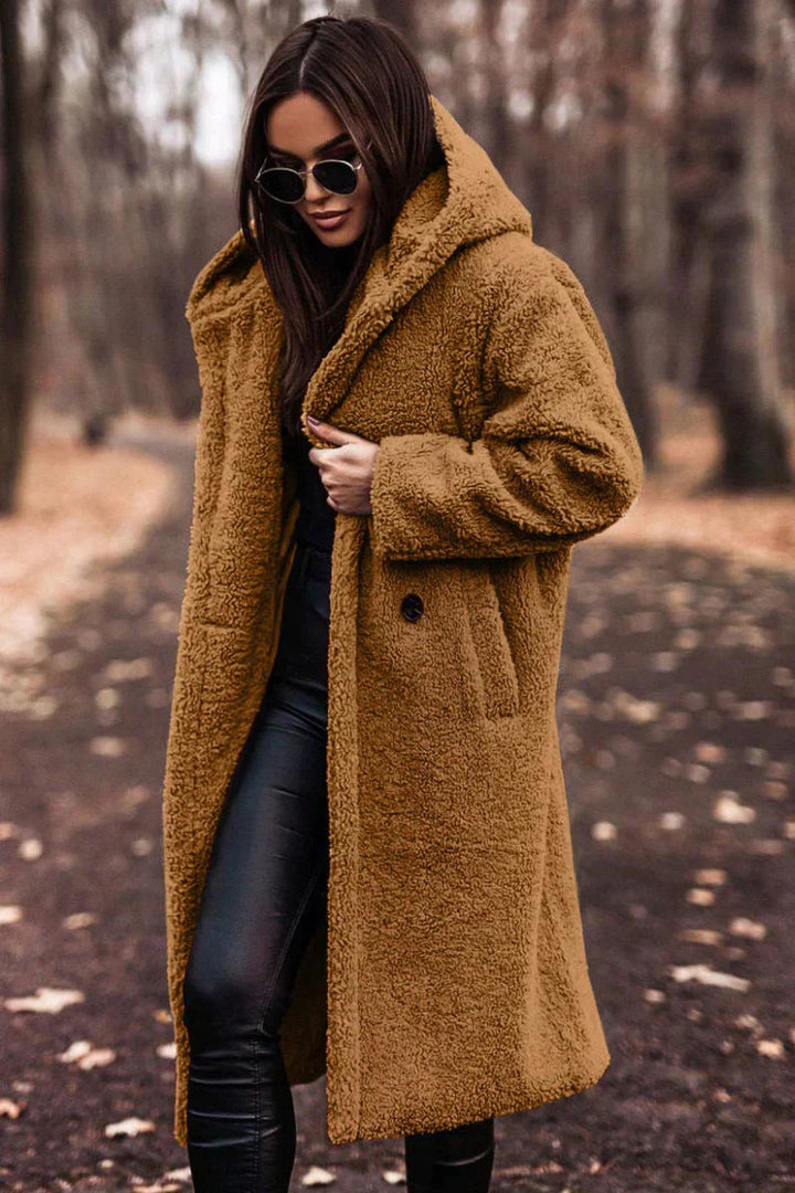 Mune | Women's Double-Breasted Trench Coat with Removable Belt
