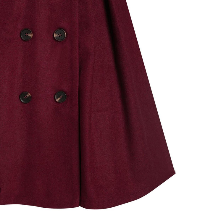 Mune | Women's Double Zipper Winter Coat with Fur Hood