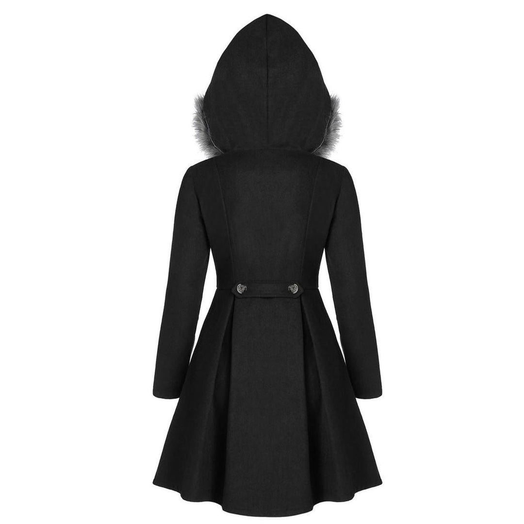 Mune | Women's Double Zipper Winter Coat with Fur Hood