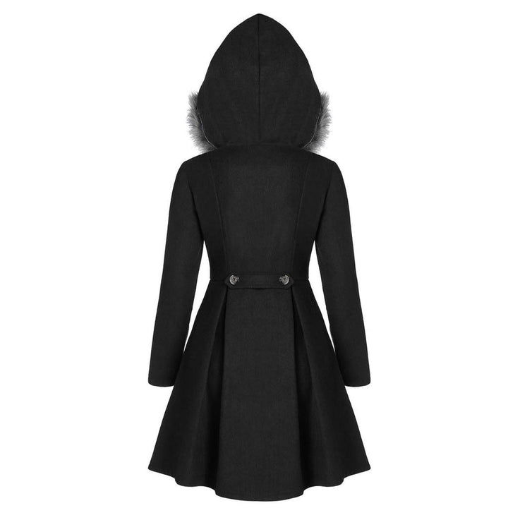 Mune | Women's Double Zipper Winter Coat with Fur Hood