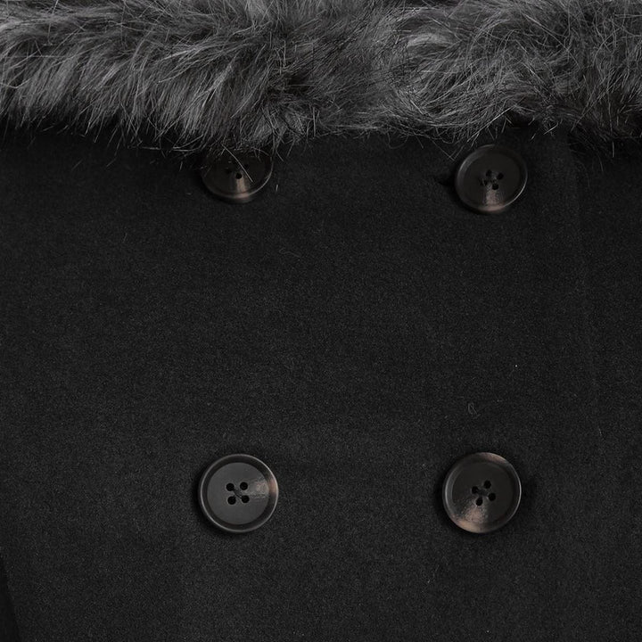Mune | Women's Double Zipper Winter Coat with Fur Hood