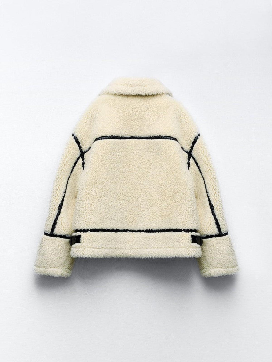 Mune | Women's Elegant Faux Fur Jacket with Long Sleeves and Pockets