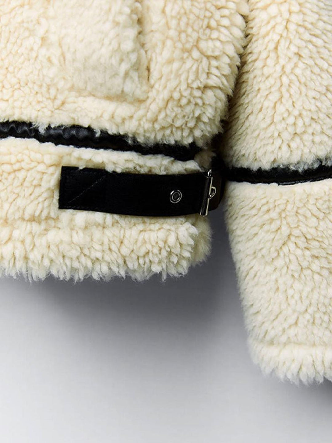 Mune | Women's Elegant Faux Fur Jacket with Long Sleeves and Pockets