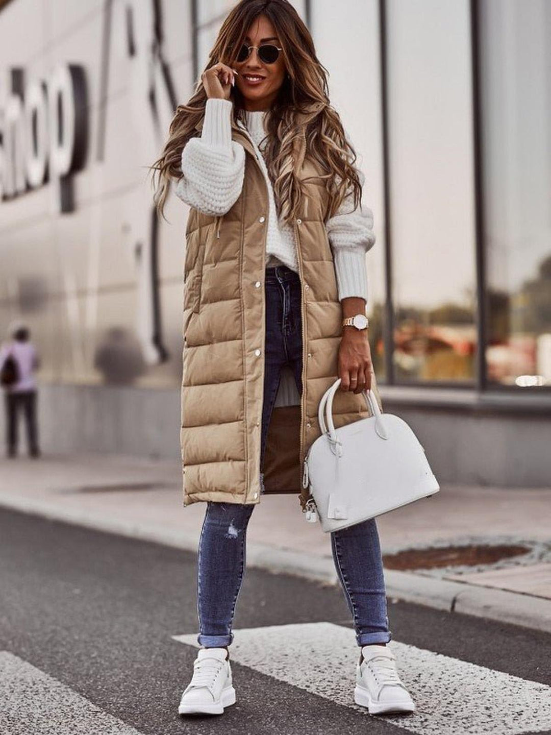 Mune | Women's Knee-Length Quilted Vest