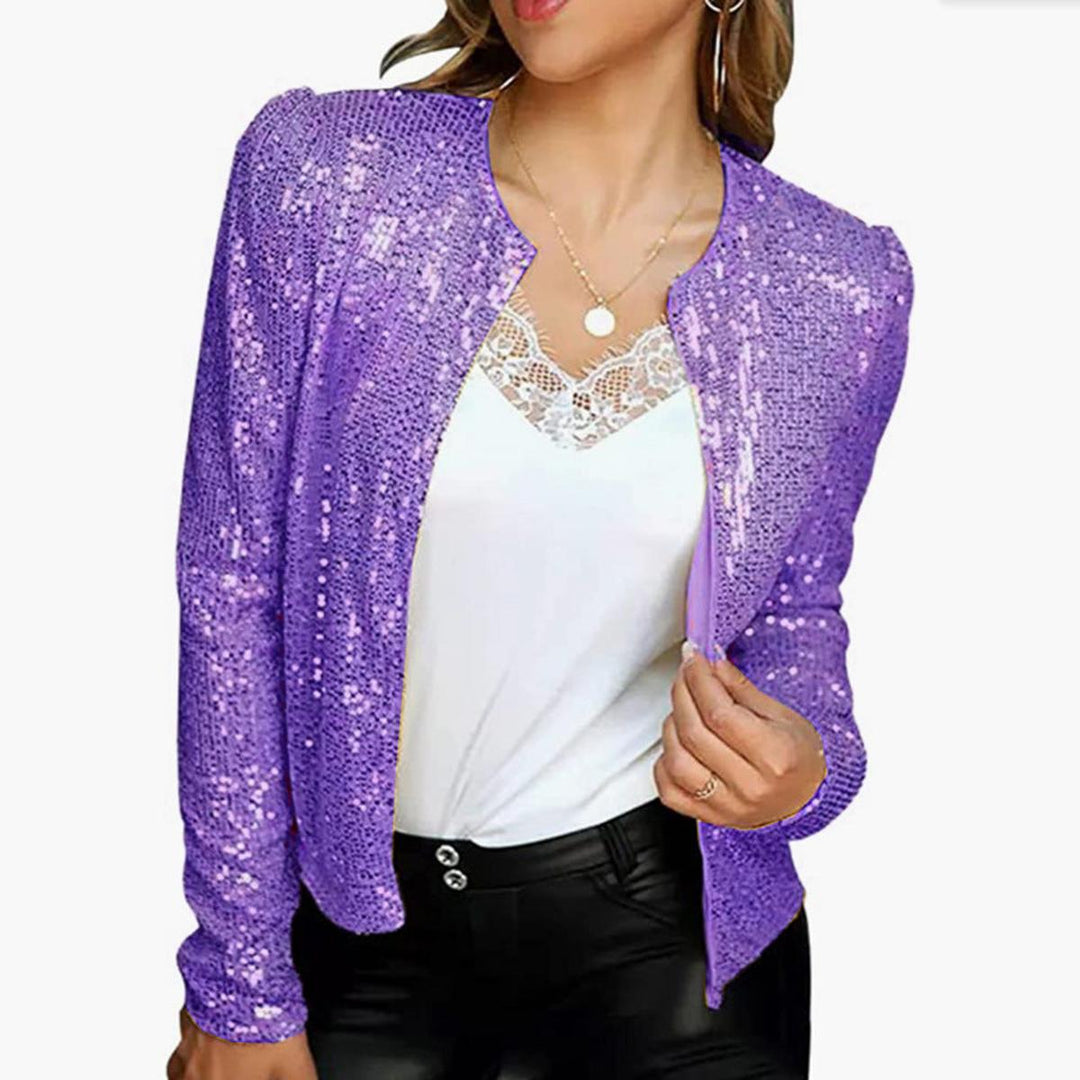 Mune | Women's Satin Blazer with Regular Fit