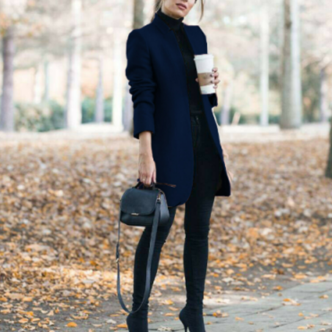 Mune | Women's Winter Coat with Stand-Up Collar and Timeless Design