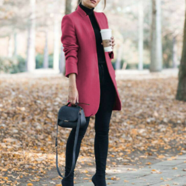 Mune | Women's Winter Coat with Stand-Up Collar and Timeless Design