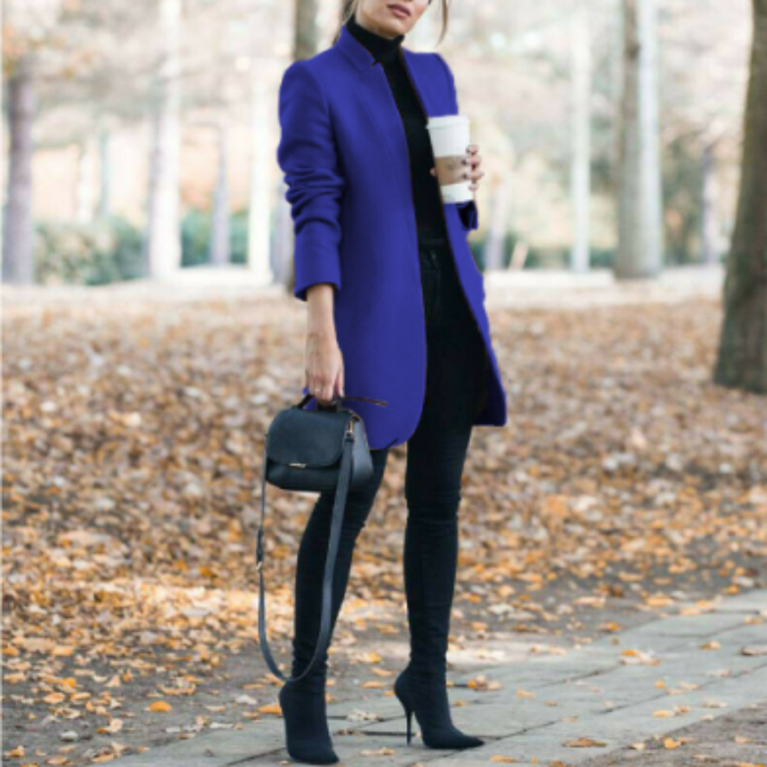 Mune | Women's Winter Coat with Stand-Up Collar and Timeless Design