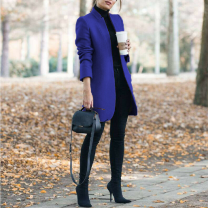Mune | Women's Winter Coat with Stand-Up Collar and Timeless Design