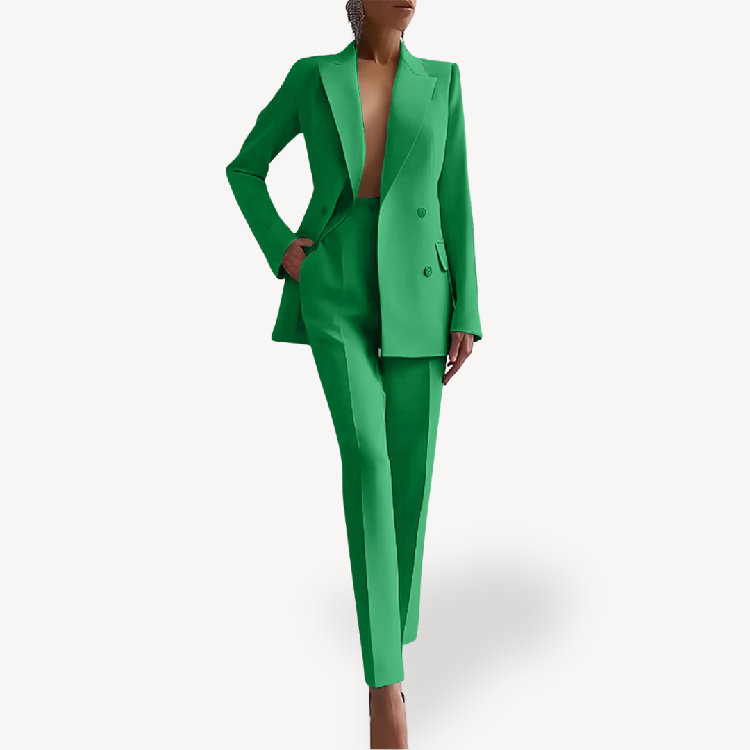 Women’s Tailored Blazer Trouser Suit Set