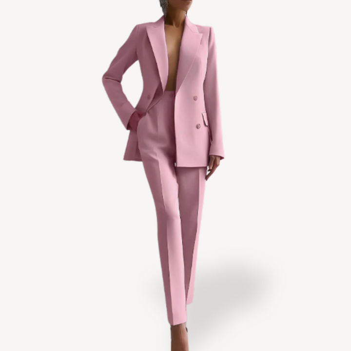 Women’s Tailored Blazer Trouser Suit Set
