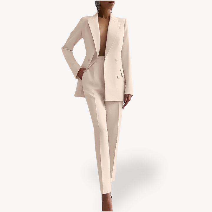 Women’s Tailored Blazer Trouser Suit Set