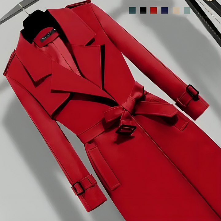 Mune | Women's Custom-Made Trench Coat with Removable Waist Belt