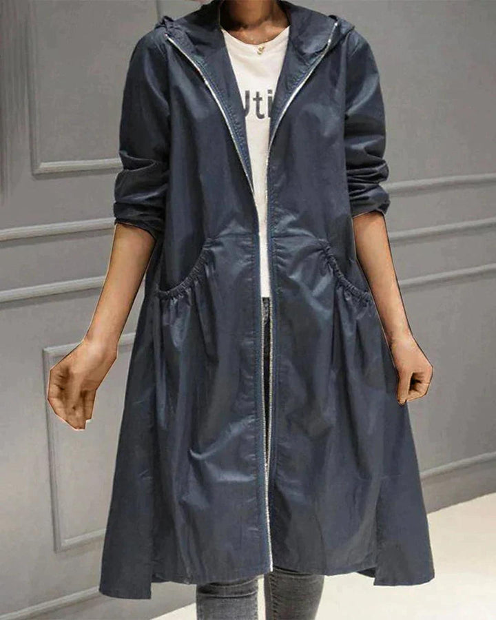 Mune | Women's  Knee-Length Hooded Jacket