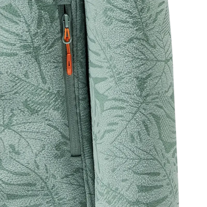Mune | Women's Windproof Fleece Jacket with Botanical Print for Autumn and Winter