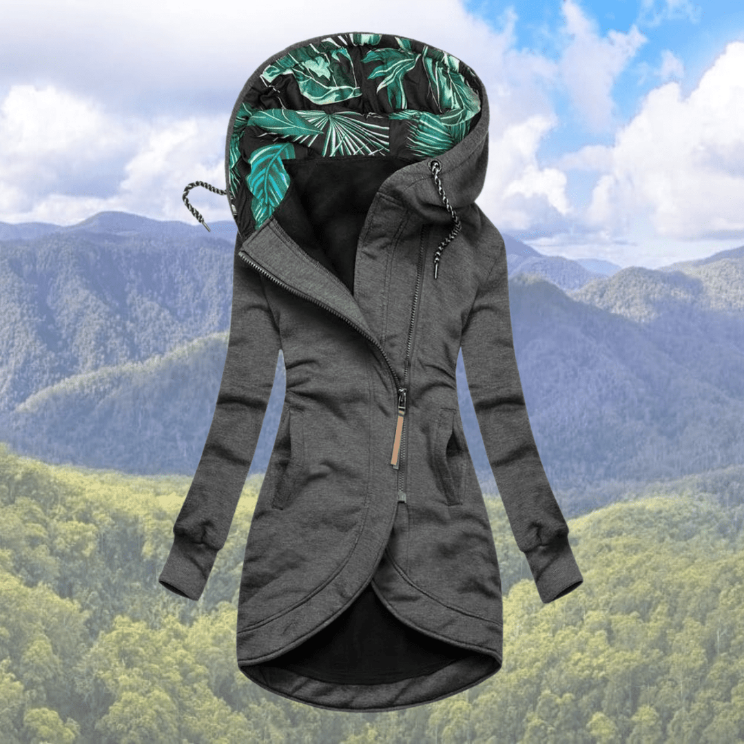 Mune | Women's Winter Coat with Hood Design
