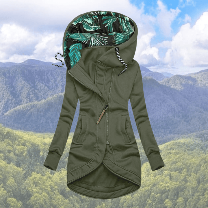 Mune | Women Winter Coat with Hood Design