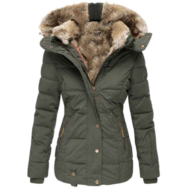 Mune | Women's Winter Jacket with Fur Lining and Slim Fit