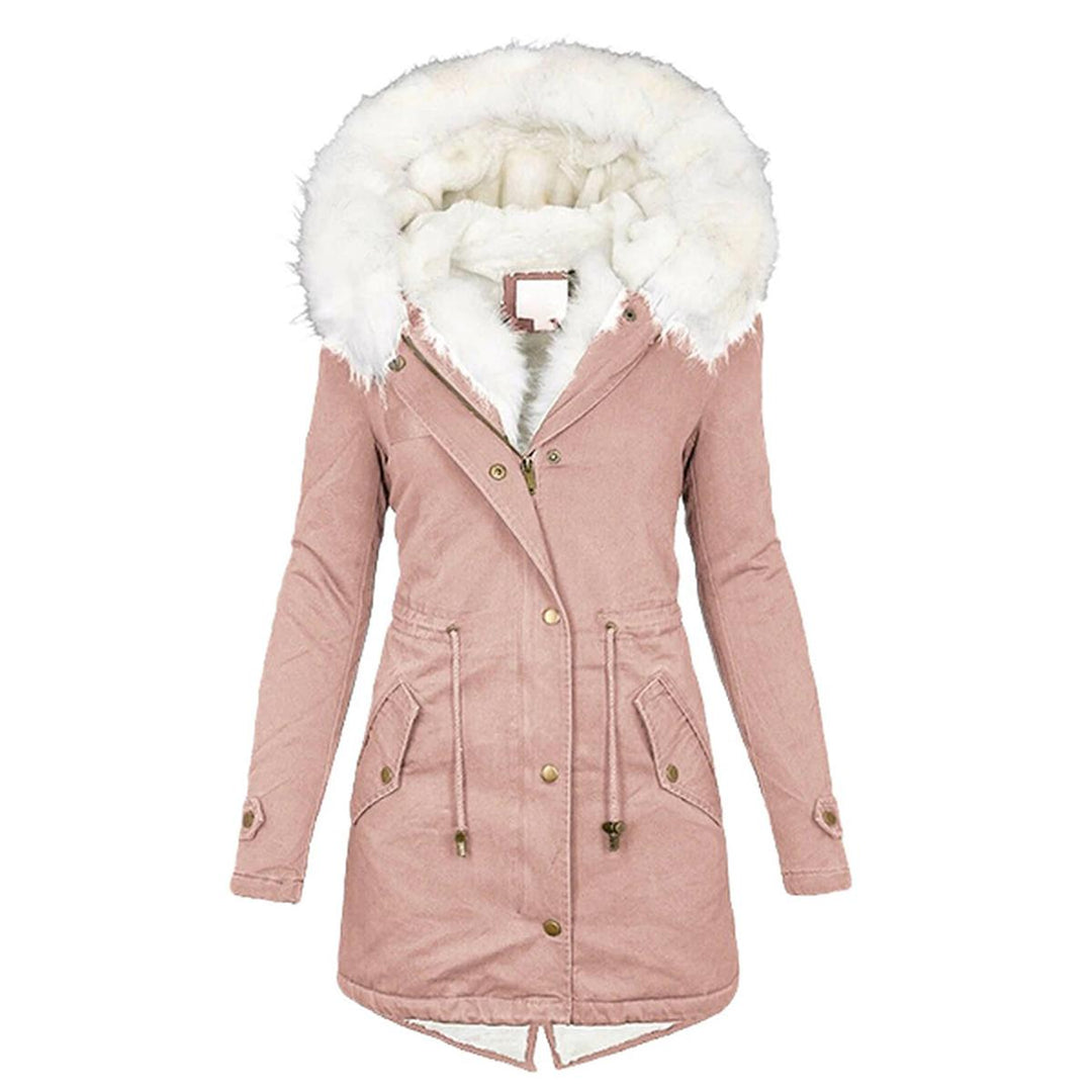 Mune | Women's Winter Jacket with Hood and Button Details