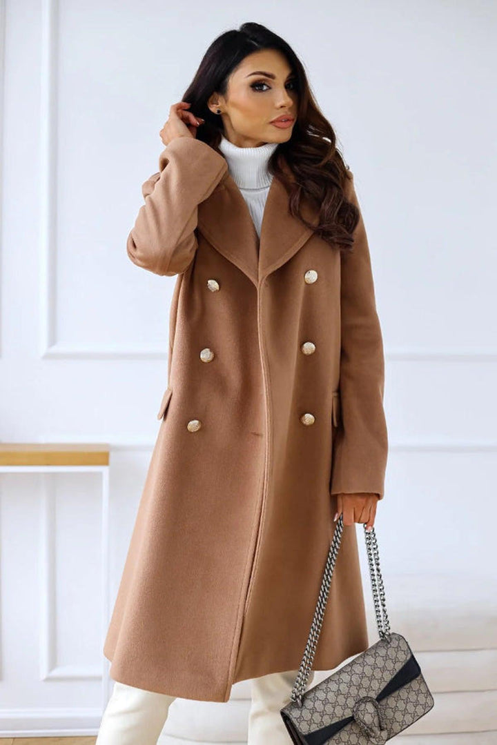 Mune | Wool Double-breasted Trench Coat For Women